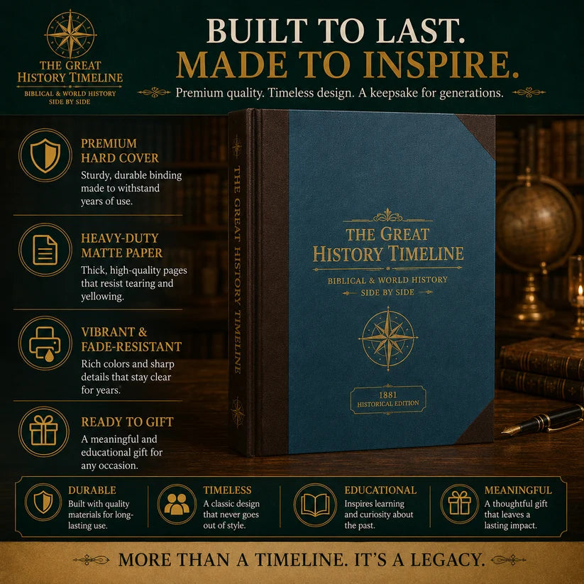 ๐ 6,000 Years of Biblical & World History in One 23-Foot Timeline