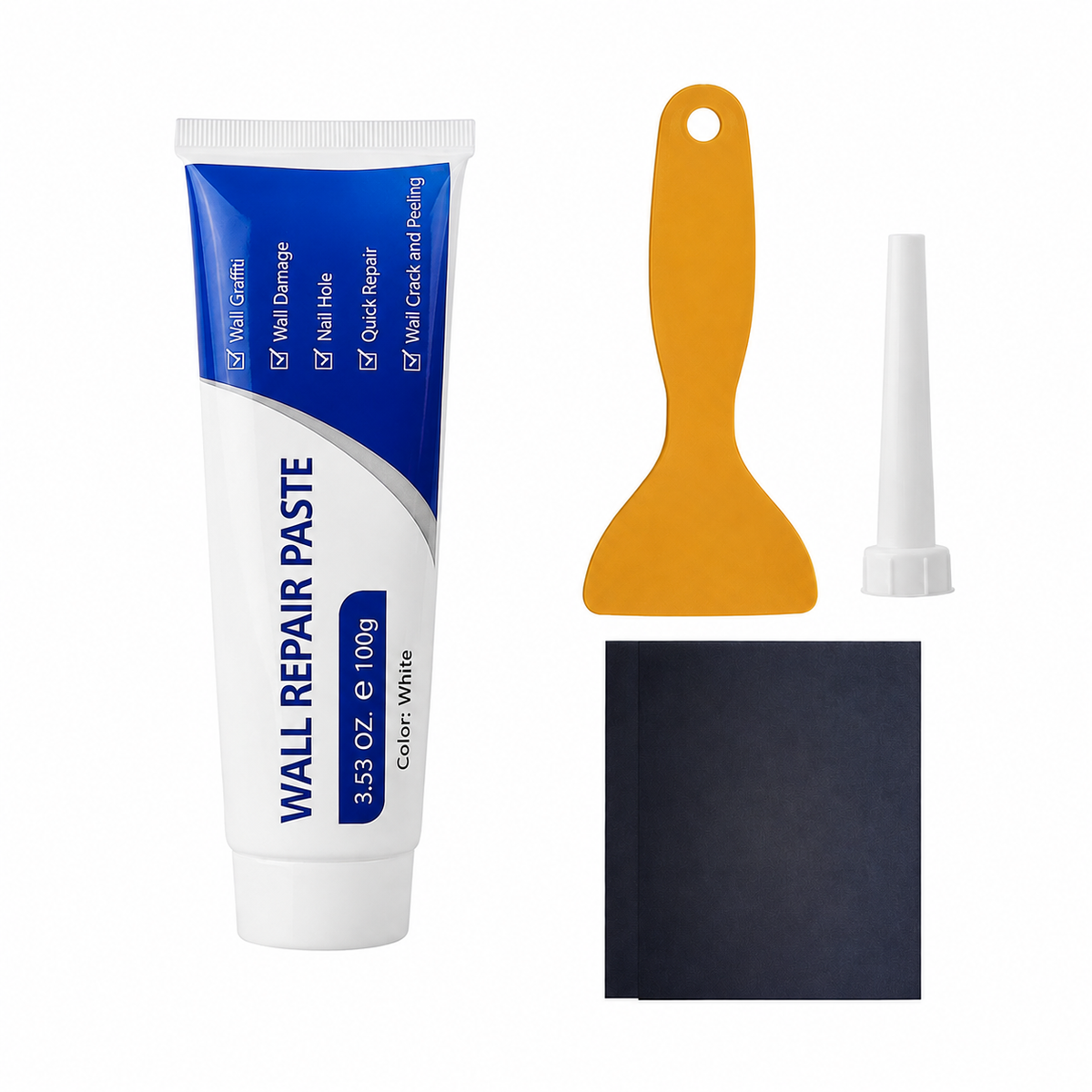 🎁Final 51% OFF🎁Quick, durable✨Drywall Patch Repair Kit- Covers cracks and stains💪