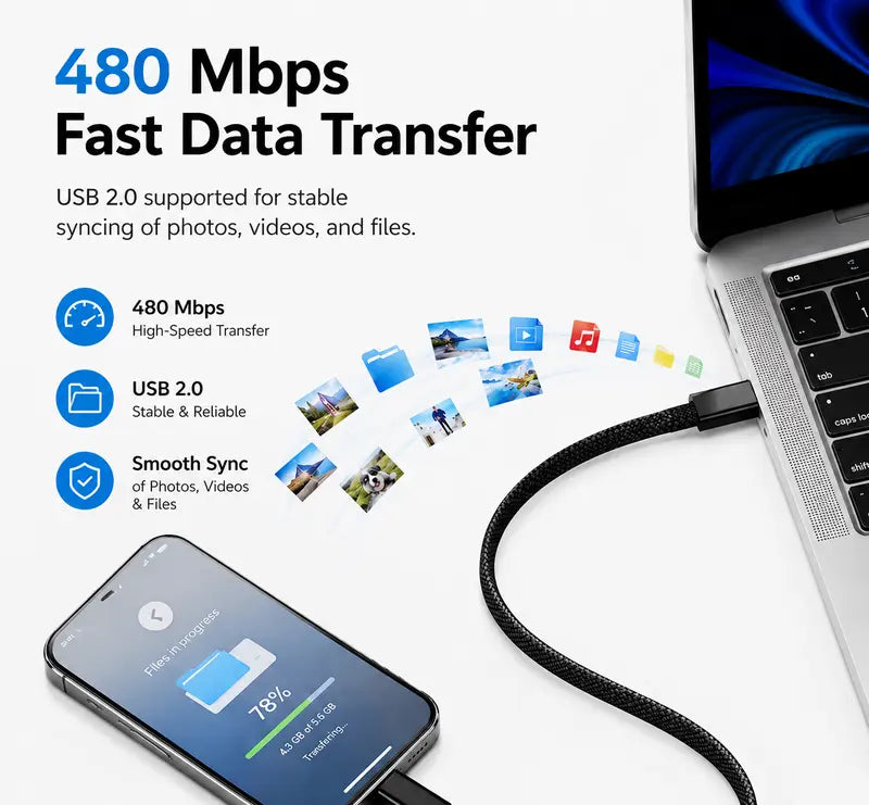 ๐ Pocket Travel Cable Kit โ USB-C Cable, 3 Adapters, SIM/TF Storage & Phone Stand