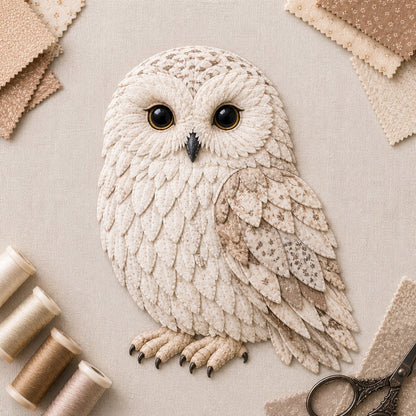 🧵 Beginner Friendly ✨ 3D Patchwork Bird DIY Craft Kit – Create a Layered Fabric Bird Worth Displaying