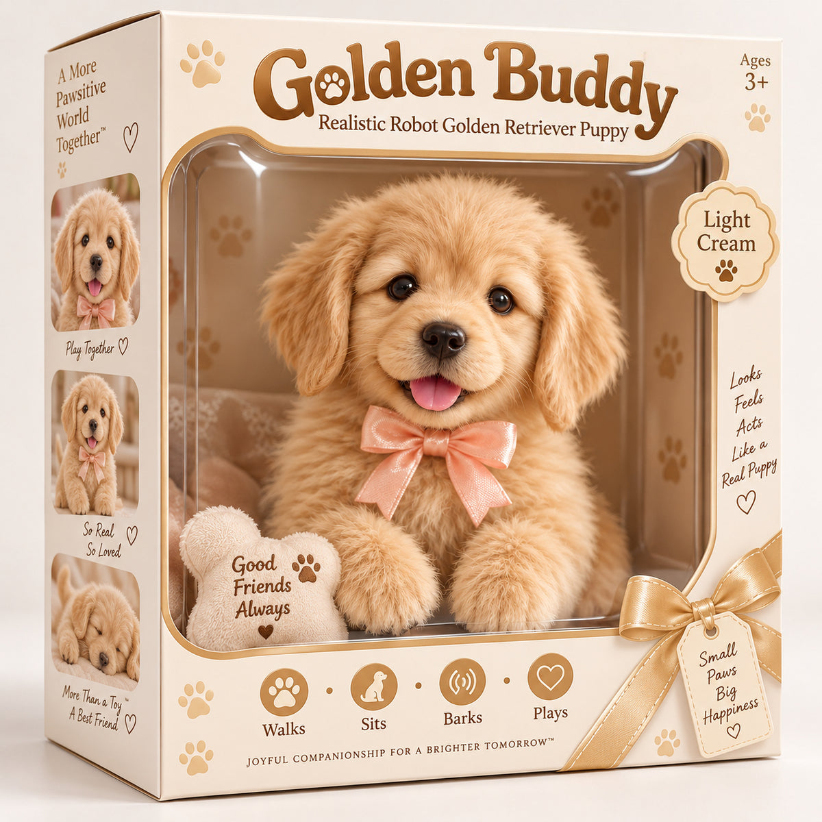 🎄50% OFF🐕🐾 Golden Buddy Realistic  Golden Retriever Puppy