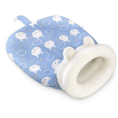 🔥Last Day 50% OFF – 🐱Cozy Warm Hooded Pet Cave Bed - Semi-Enclosed Winter Cat Sleeping Bag