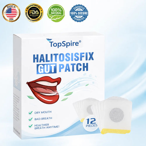 🔥75K+SOLD🔥TopSpire® HalitosisFix Gut Patch-Regulates intestinal flora and eliminates oral odor🎉Special limited-time discount