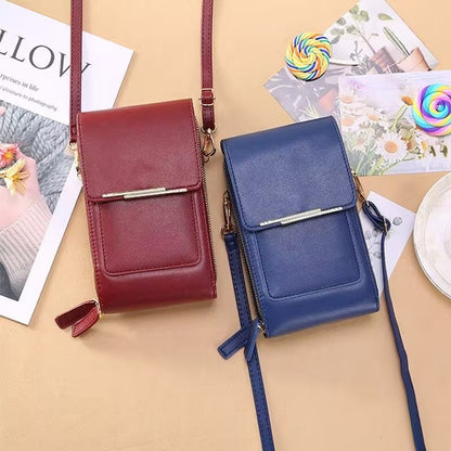 Compact Crossbody Cell Phone Purse Mini Shoulder Bag for Phone & Wallet