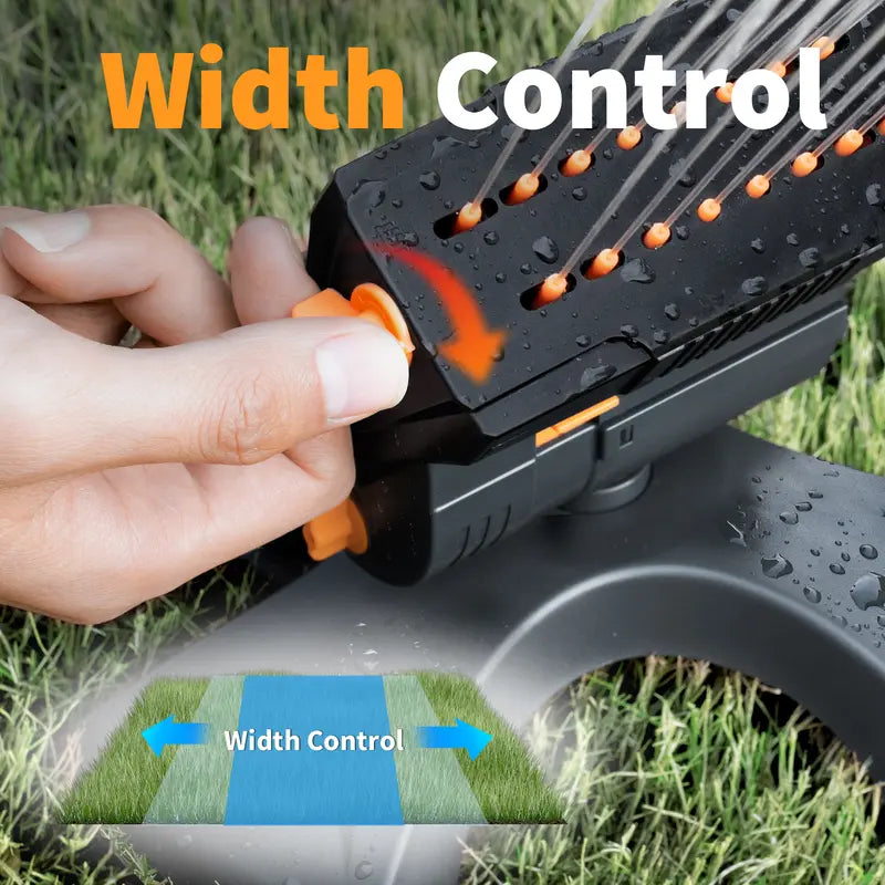 🎁 Turbo Oscillating Garden Sprinkler With 16 Nozzles