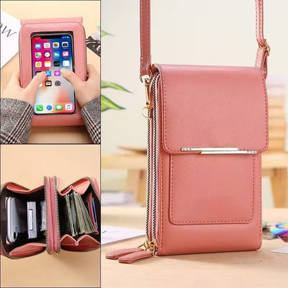 Compact Crossbody Cell Phone Purse Mini Shoulder Bag for Phone & Wallet