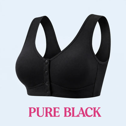 TOPSPIRE - Front Closure Breathable Cotton Lifting Bra for Seniors