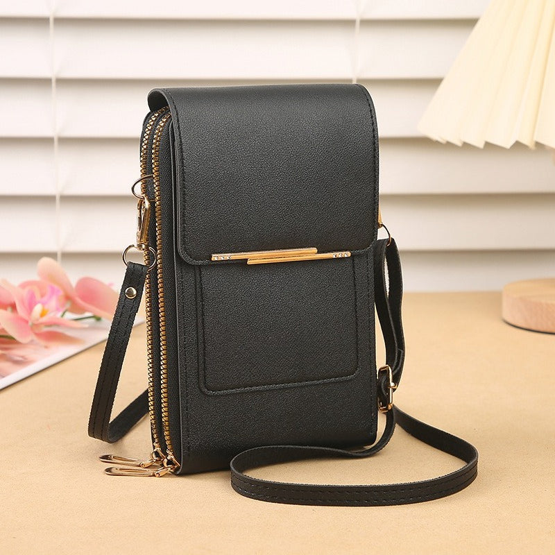 Compact Crossbody Cell Phone Purse Mini Shoulder Bag for Phone & Wallet
