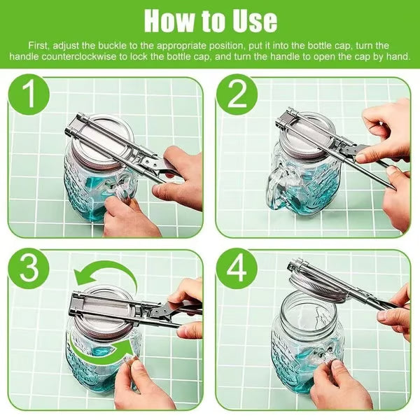 🔥Adjustable Stainless Steel Jar Opener