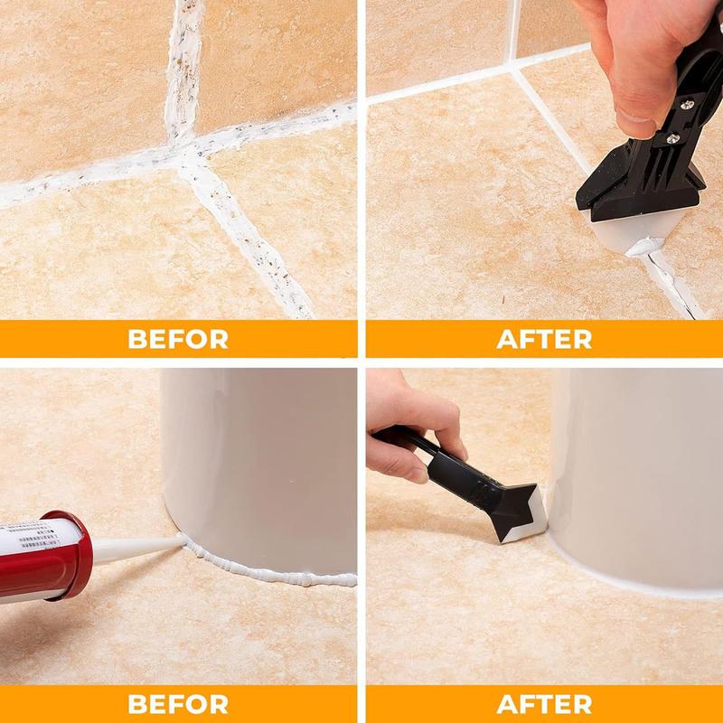 3-in-1 Caulk Remover & Finishing Tool