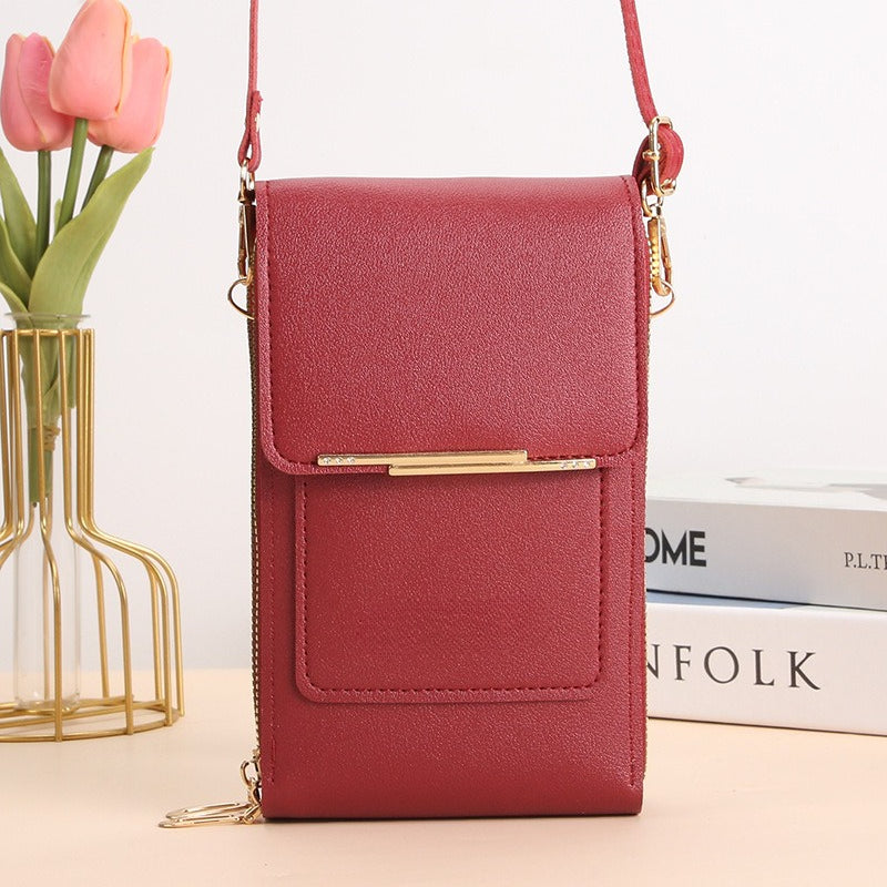 Compact Crossbody Cell Phone Purse Mini Shoulder Bag for Phone & Wallet