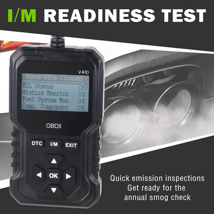 🚘V410 OBD2 Scanner – Read & Clear Check Engine Codes🛡️