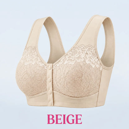 TOPSPIRE - Front Closure Breathable Cotton Lifting Bra for Seniors