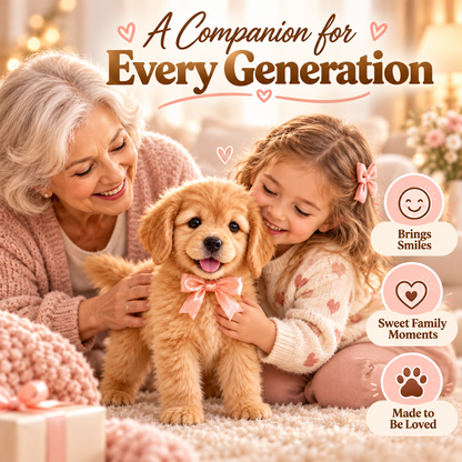 🎄50% OFF🐕🐾 Golden Buddy Realistic  Golden Retriever Puppy