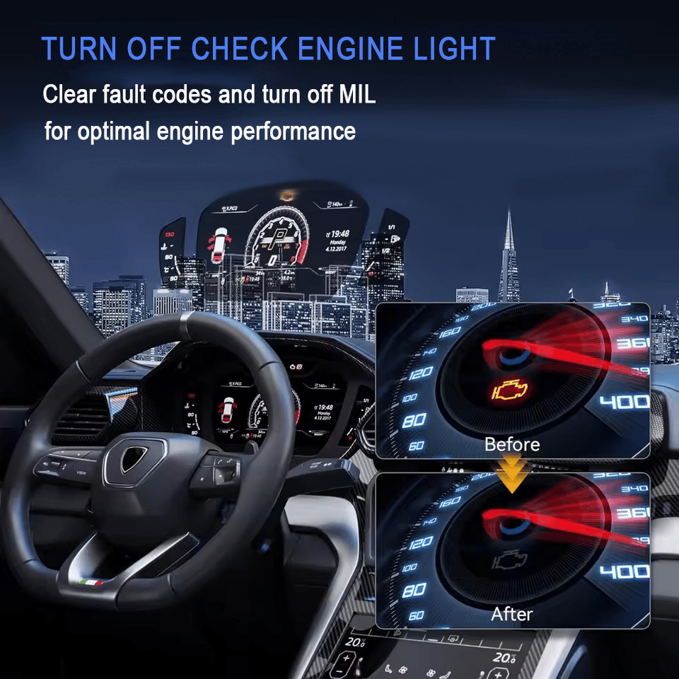 🚘V410 OBD2 Scanner – Read & Clear Check Engine Codes🛡️