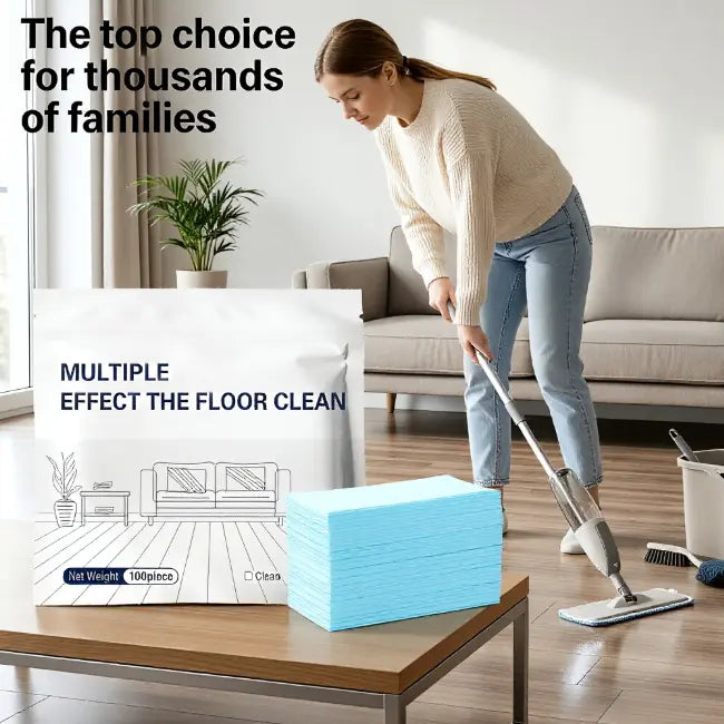 100PCS Multi-Surface Floor Cleaning Tablets – Easy & Mess-Free