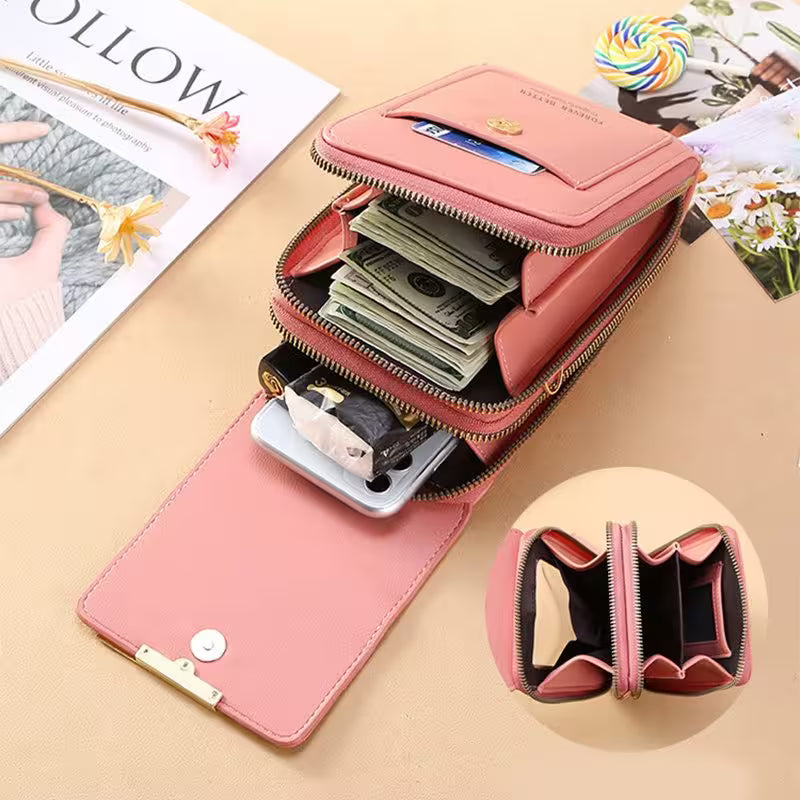 Compact Crossbody Cell Phone Purse Mini Shoulder Bag for Phone & Wallet