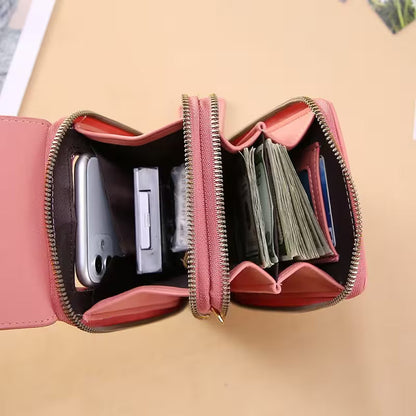 Compact Crossbody Cell Phone Purse Mini Shoulder Bag for Phone & Wallet