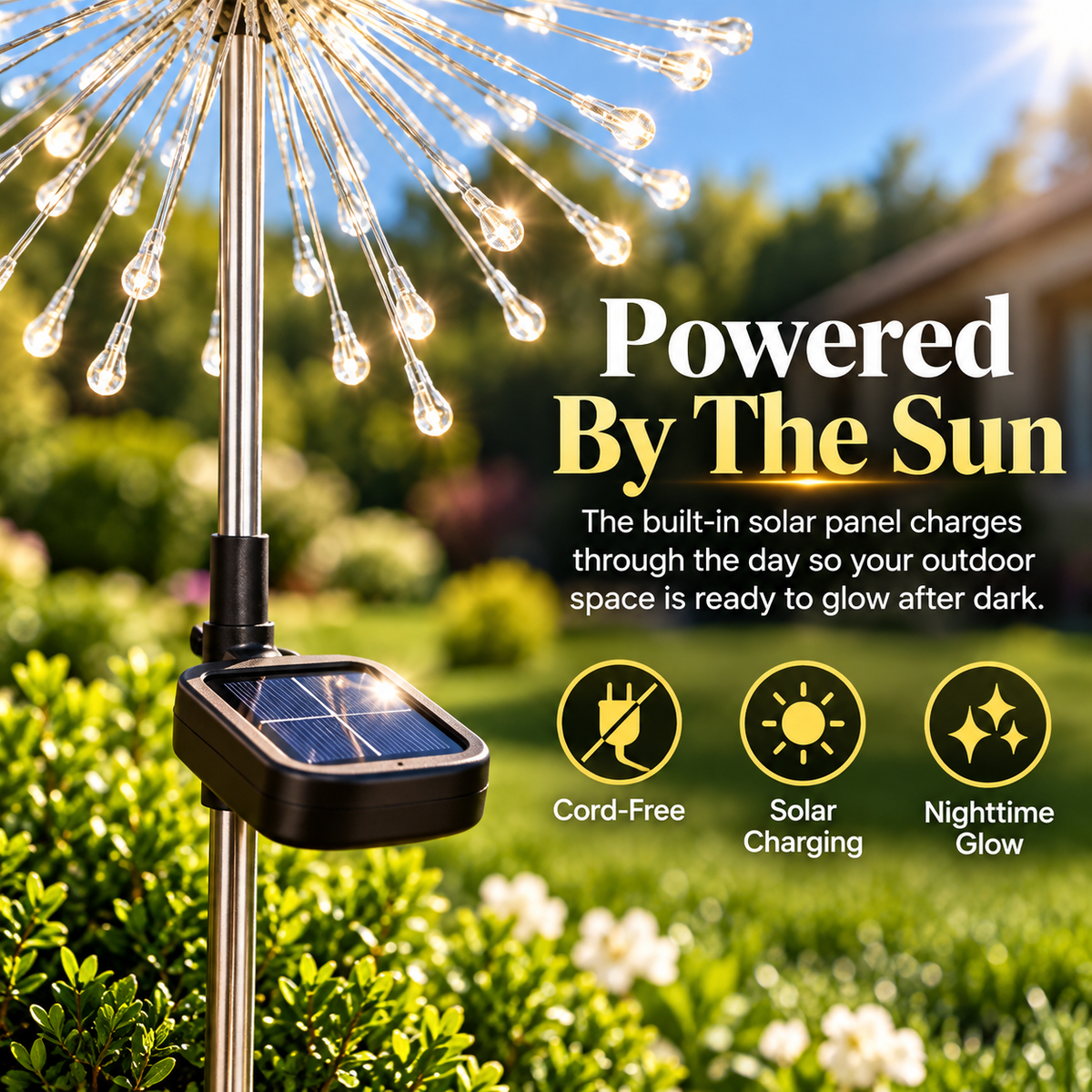 ☀️ 50% OFF Solar Dandelion Garden Light – Charges by Day, Glows After Dark ✨