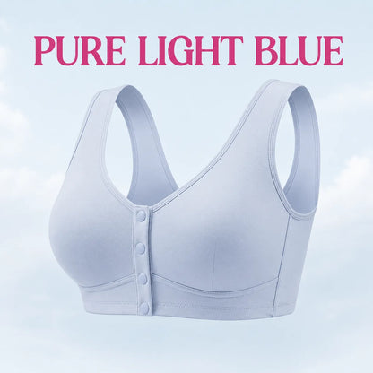 TOPSPIRE - Front Closure Breathable Cotton Lifting Bra for Seniors