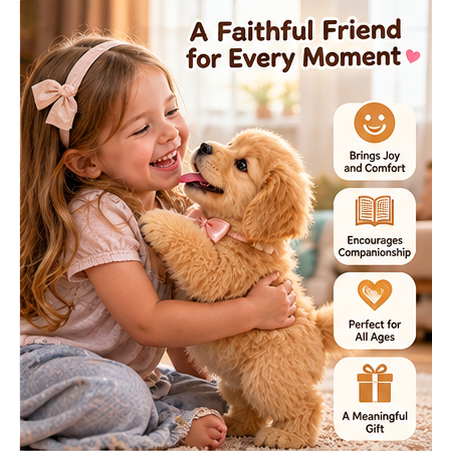 🎄50% OFF🐕🐾 Golden Buddy Realistic  Golden Retriever Puppy