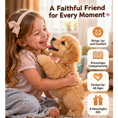 🎄50% OFF🐕🐾 Golden Buddy Realistic  Golden Retriever Puppy