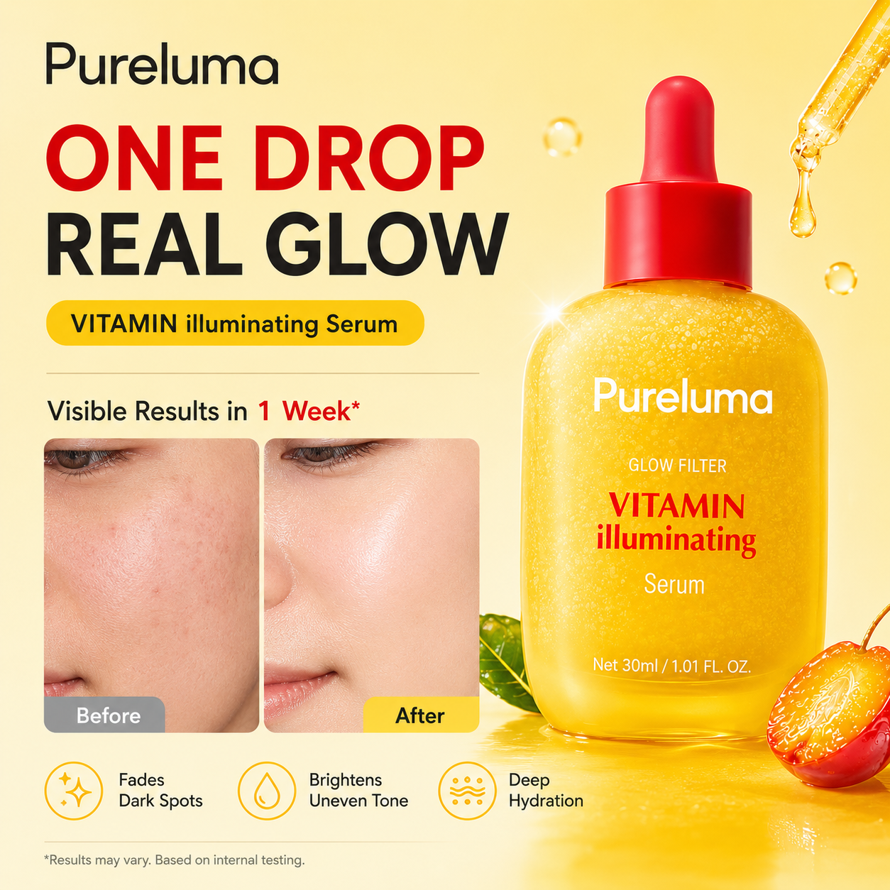 Pureluma Vitamin C + Niacinamide Serum
