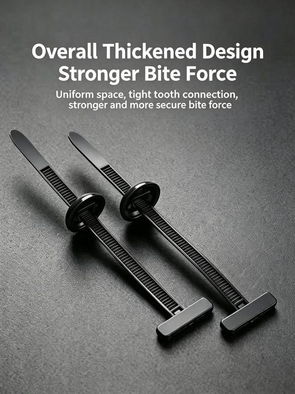 100PCS Universal Car Repair Cable Ties – Quick Lock, No Tools Needed