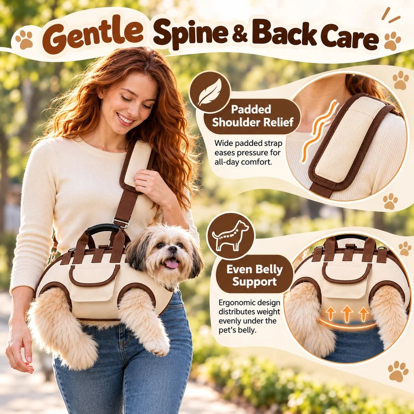 🔥Last Day 50% OFF– 😽Hands-Free Pet Sling & Harness Carrier 🐾🐶