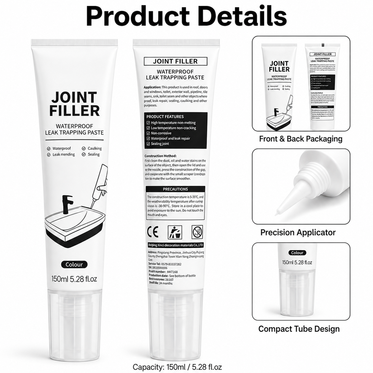 Waterproof Gap Sealing Paste