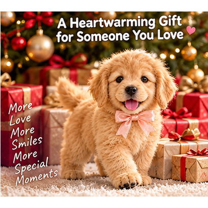 🎄50% OFF🐕🐾 Golden Buddy Realistic  Golden Retriever Puppy